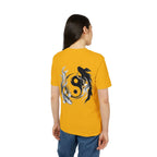 Koi Yin-Yang Wave T-Shirt — Japanese Wave & Red Sun Graphic Tee