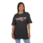 Floral WRX Tee — Oversized White Graphic T‑Shirt with Bouquet Back Print