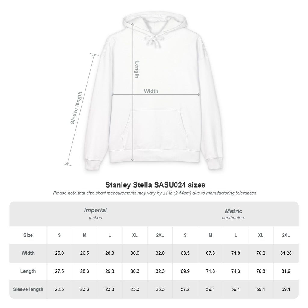 Abstract Drip Logo Hoodie — WNTX Graphic Back Portrait Streetwear