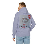 WRTX Graffiti Logo Hoodie — White Streetwear Pullover with Back Graphic