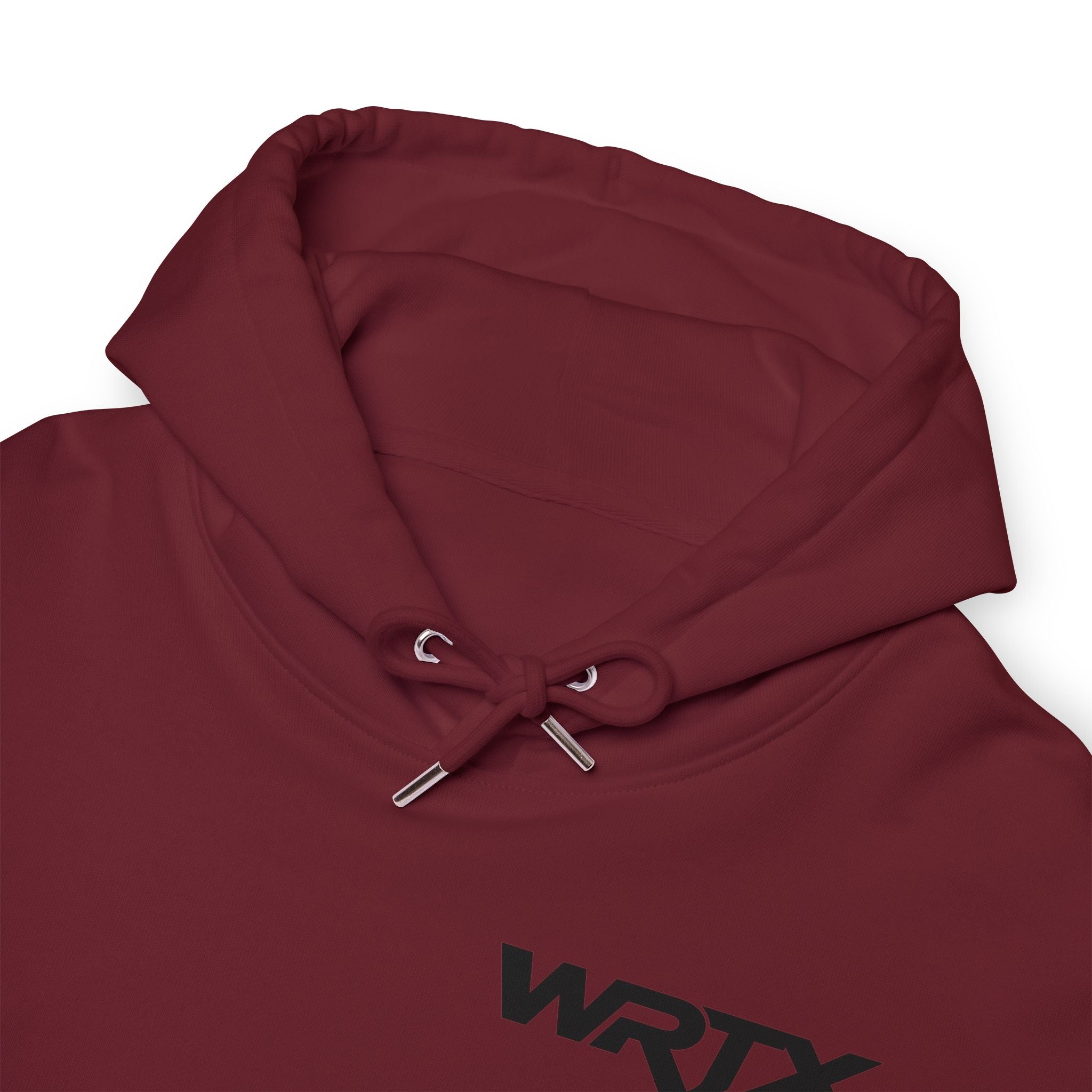 WRTX Graffiti Logo Hoodie — White Streetwear Pullover with Back Graphic
