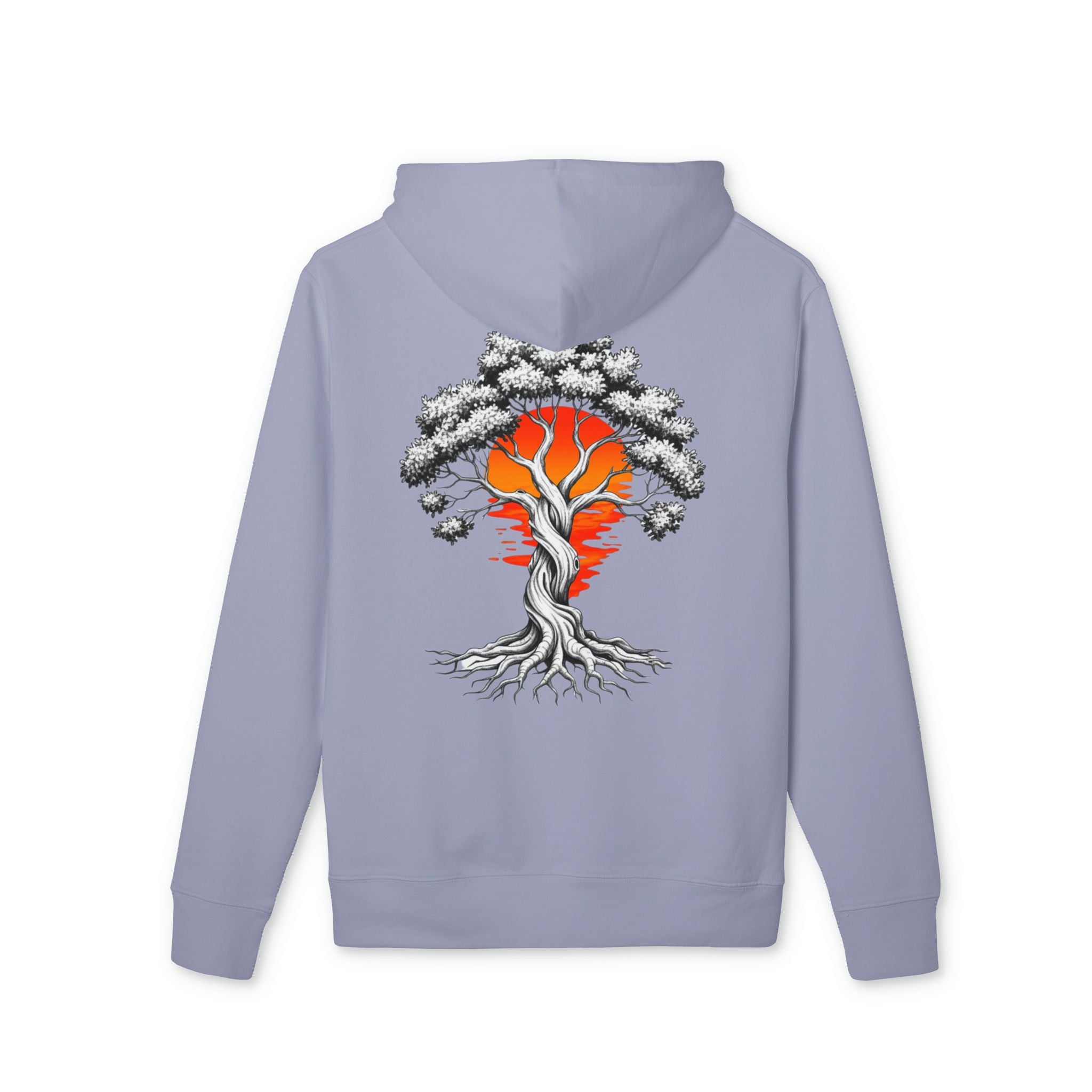 Bonsai Sunset Hoodie — Tree of Life Graphic Pullover
