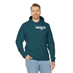 Sunset Beach Tree Hoodie — Scenic Back-Print Pullover