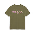 Floral WRX Tee — Oversized White Graphic T‑Shirt with Bouquet Back Print
