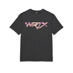 Floral WRX Tee — Oversized White Graphic T‑Shirt with Bouquet Back Print
