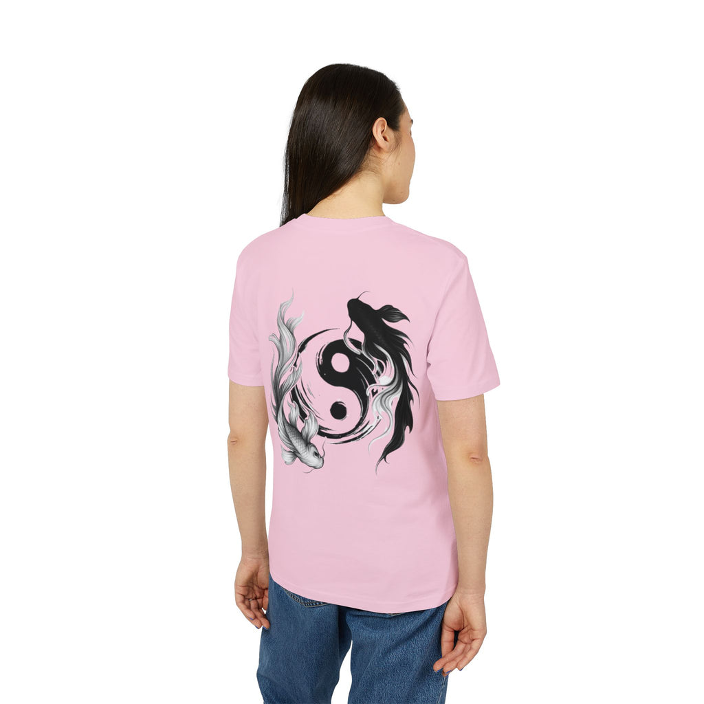 Koi Yin-Yang Wave T-Shirt — Japanese Wave & Red Sun Graphic Tee