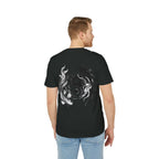 Koi Yin-Yang Wave T-Shirt — Japanese Wave & Red Sun Graphic Tee