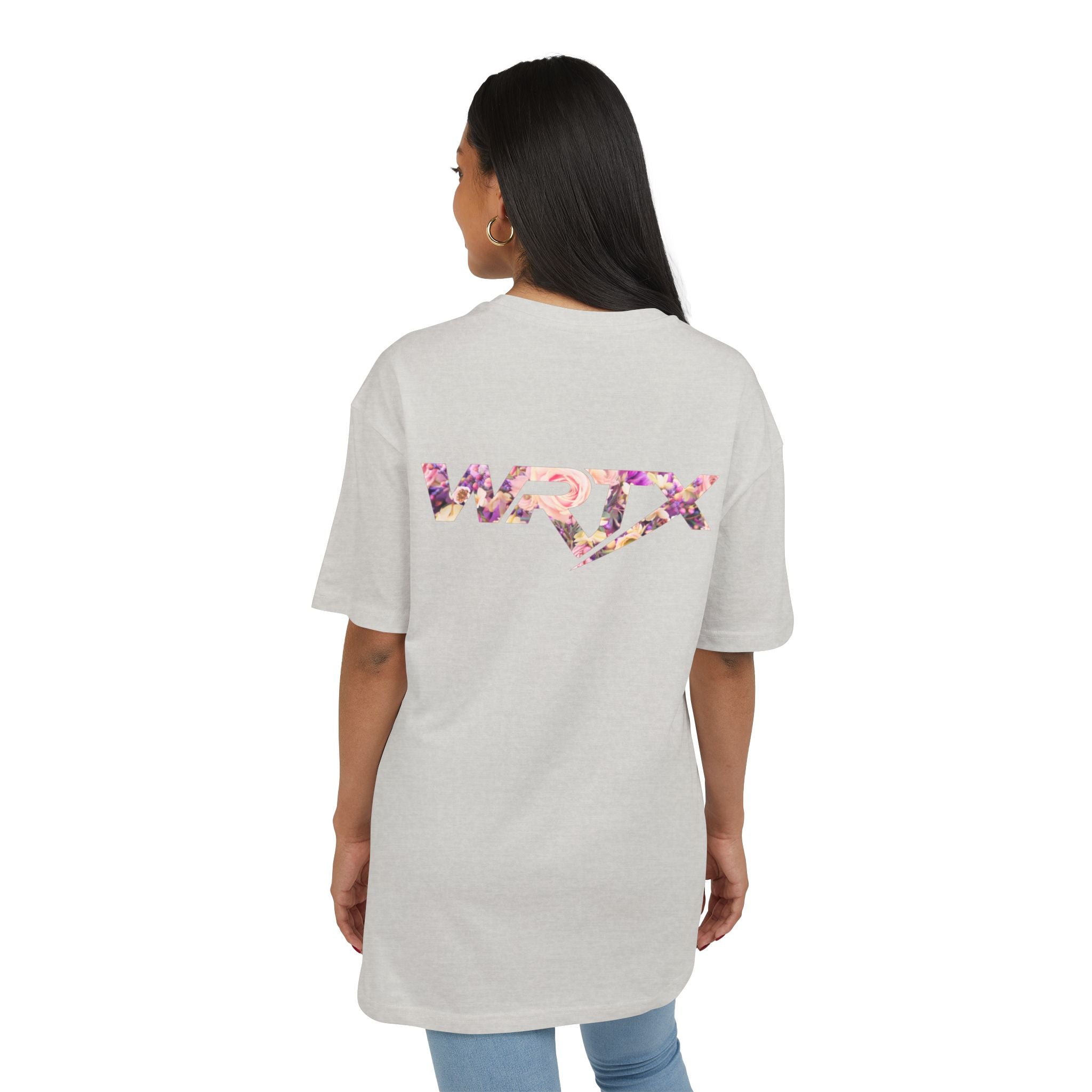 Floral Bouquet Oversized Tee – Vintage Pastel Flower Graphic